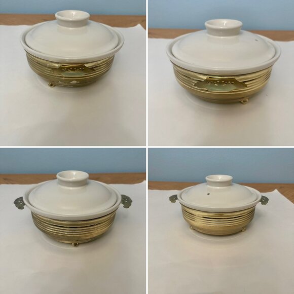 Vintage Hall China Forman Family 2 Quart Casserole Dish With Lid And Server - Picture 3 of 9